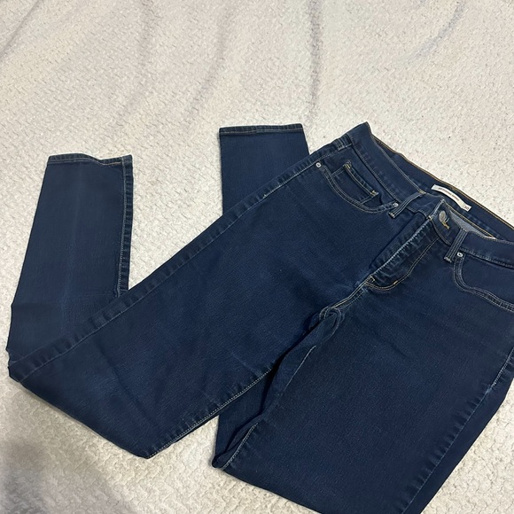 Denim - Women's Dark Blue Jeans